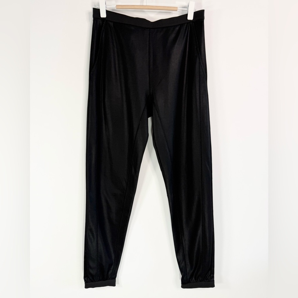 Zara Black Straight-Leg jogger style Pants